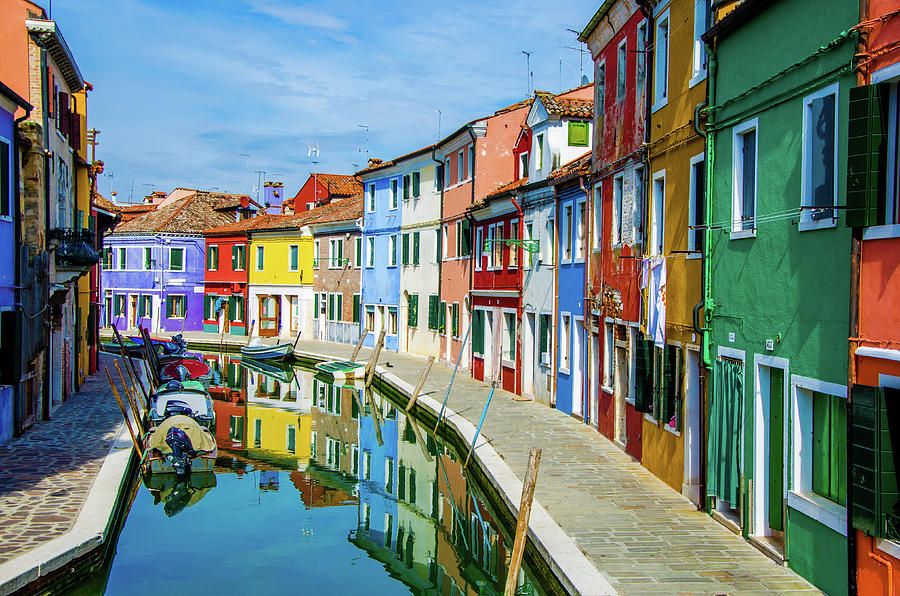 The Colours Of Burano Photograph by Federica Gentile
