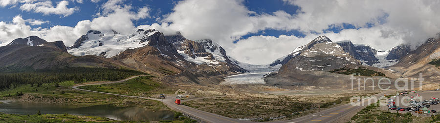 Mountain Photograph - The Columbia Icefield by Charles Kozierok