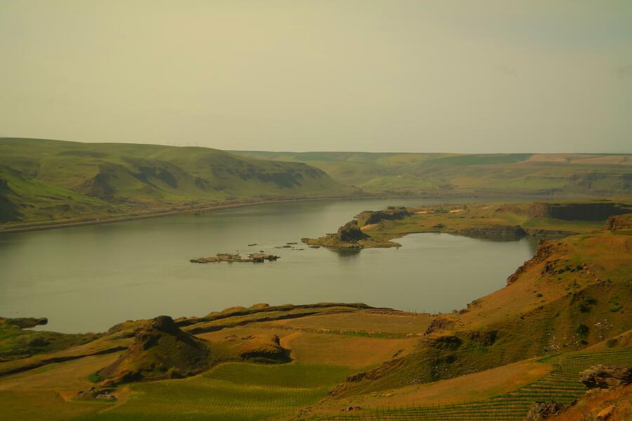 Spring Photograph - The Columbia River From Maryhill by Jeff Swan