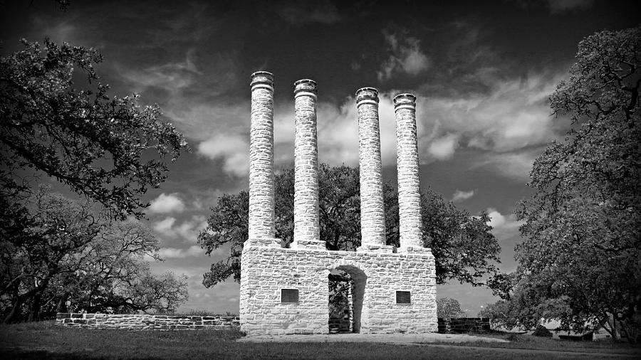 The Columns of Old Baylor at Independence Photograph by Stephen Stookey
