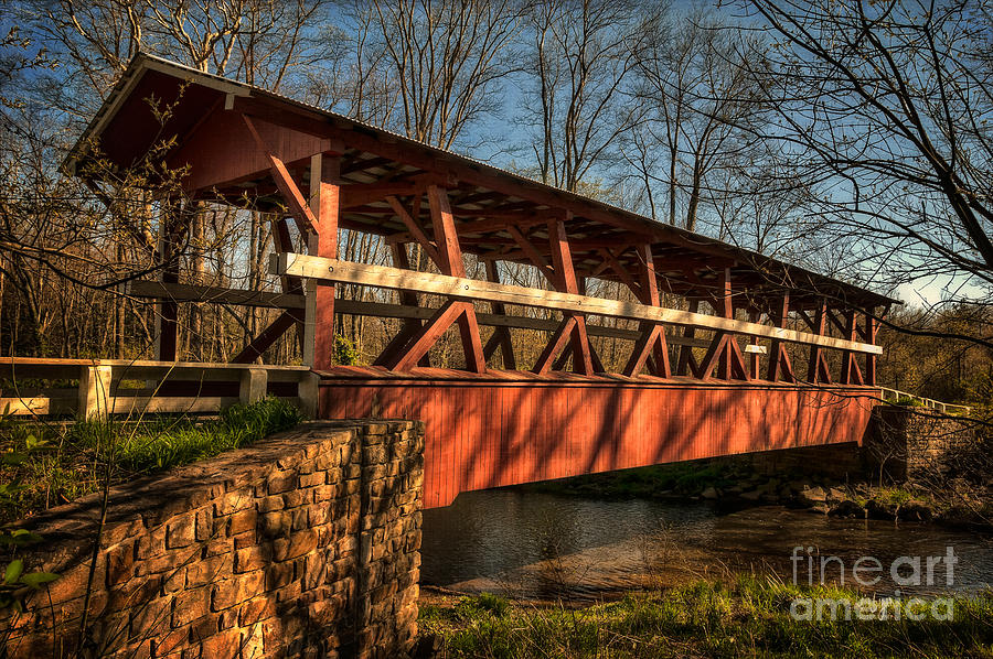 The Colvin Covered Bridge Photograph by Lois Bryan