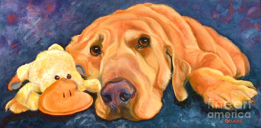 The Comfort of Friends Painting by Susan A Becker
