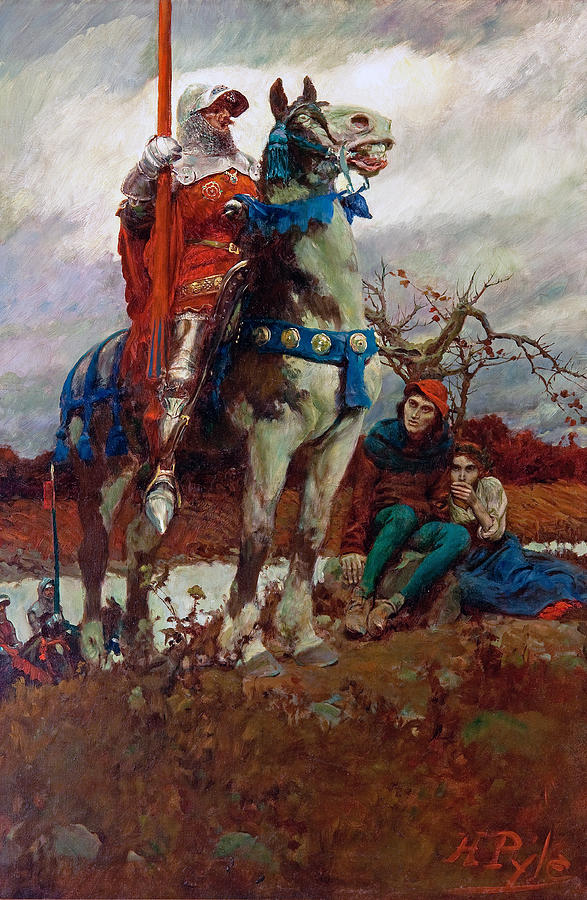 The Coming of Lancaster Painting by Howard Pyle
