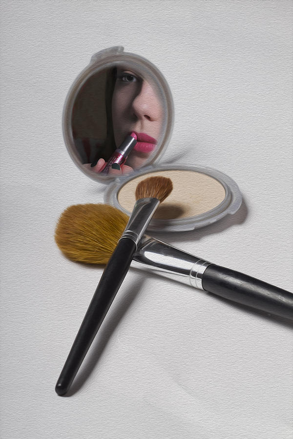Mirror Photograph - The Compact by Sarah Christian