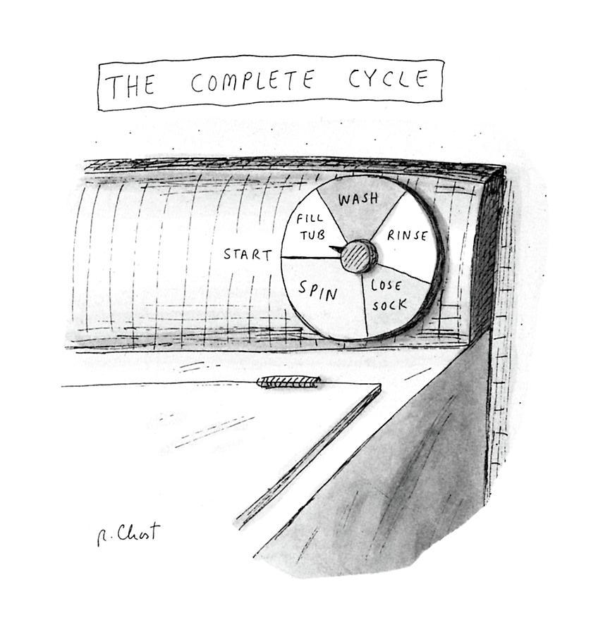 Technology Drawing - The Complete Cycle by Roz Chast