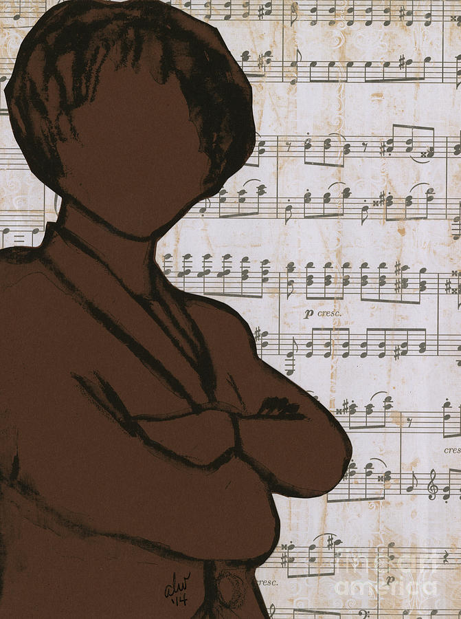 The Concert Critic Drawing by Angela L Walker