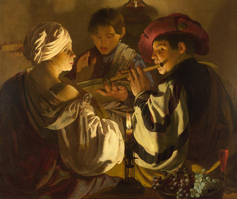 The Concert Painting by Hendrick ter Brugghen