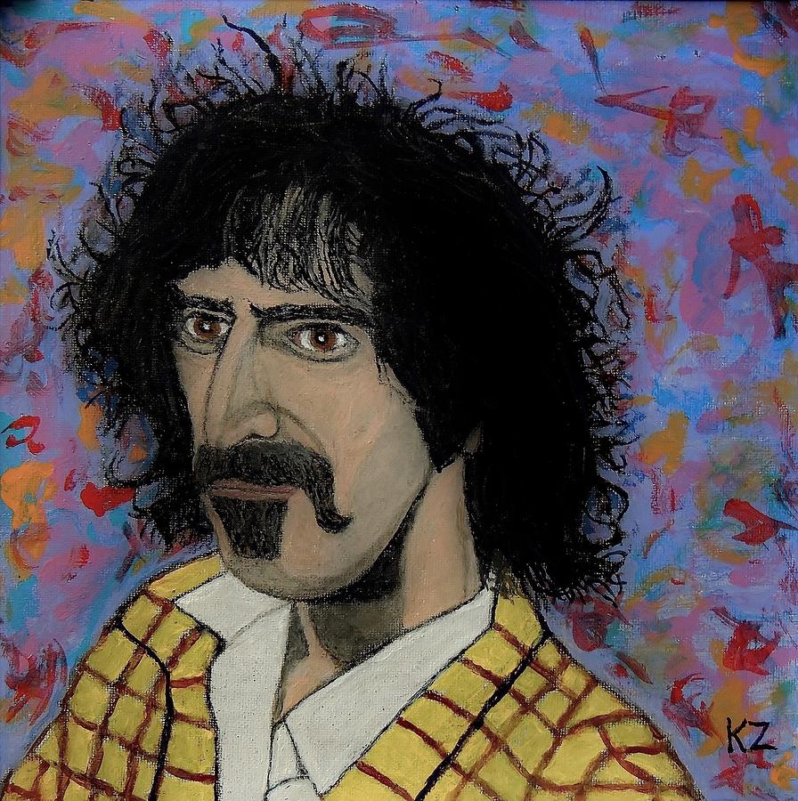 The Conductor Frank Zappa Painting by Ken Zabel