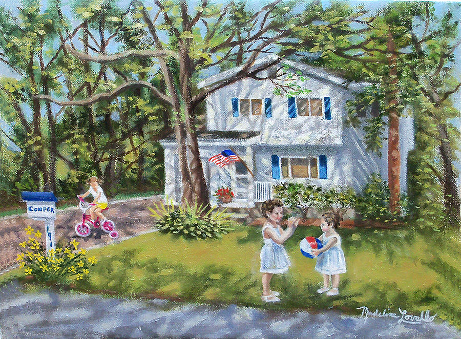 The Confer Home Painting by Madeline  Lovallo