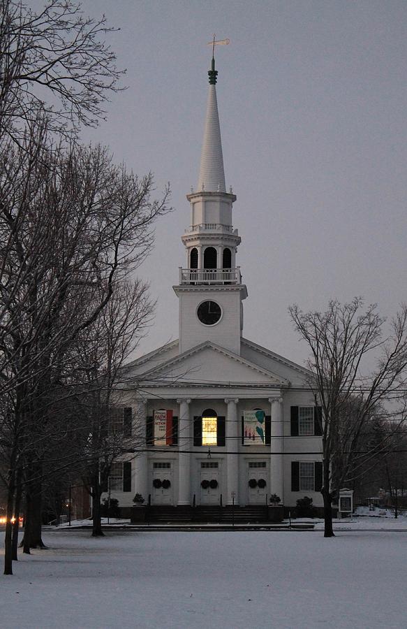 The Congregational Church Photograph by Catie Canetti