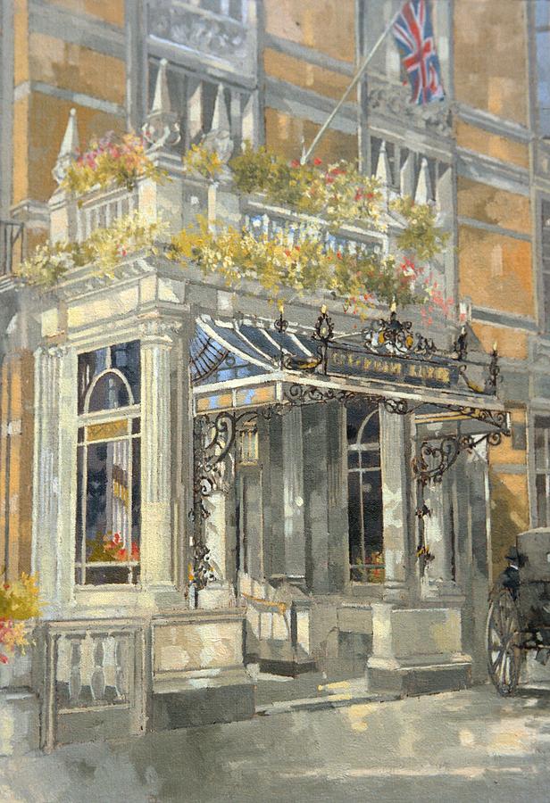 The Connaught Hotel, London Oil On Canvas Photograph by Peter Miller