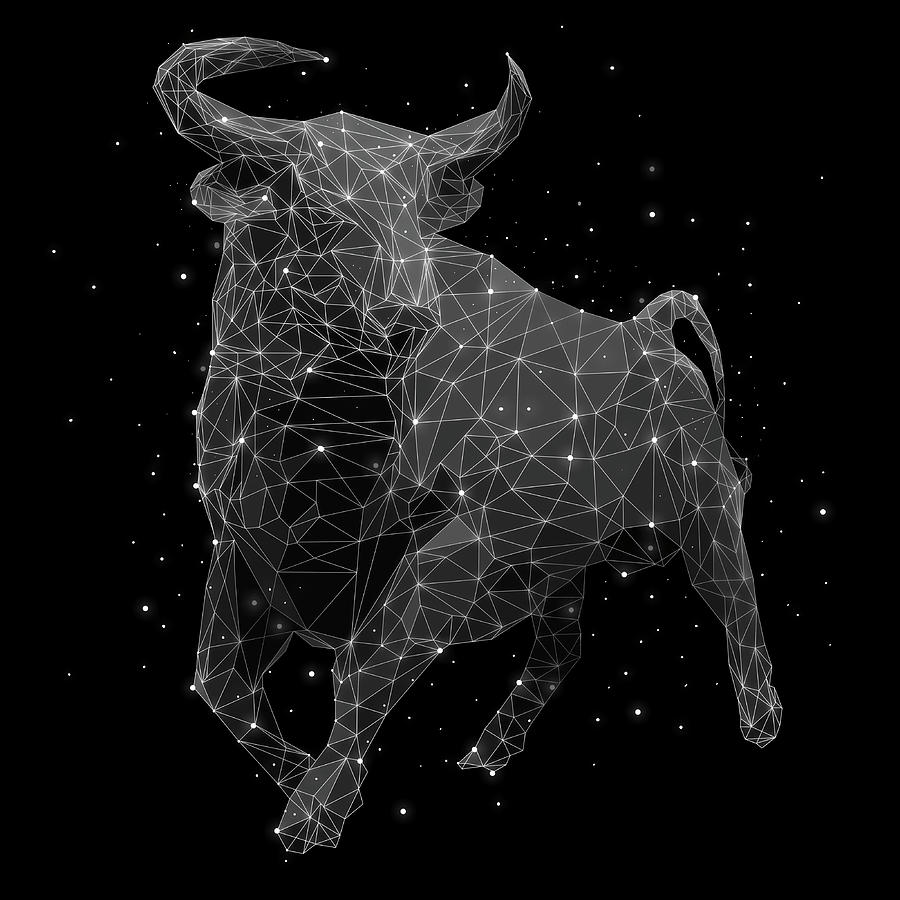 The Constellation Of Taurus Digital Art by Malte Mueller