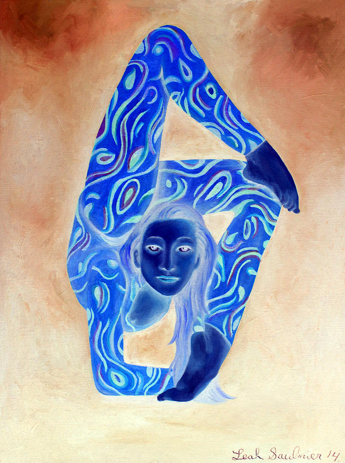 Contortionist Painting - The Contortionist 2 edit 5 by Leah Saulnier The Painting Maniac