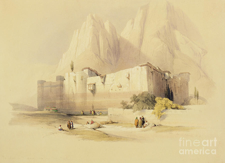David Roberts Painting - The Convent of St. Catherine by David Roberts