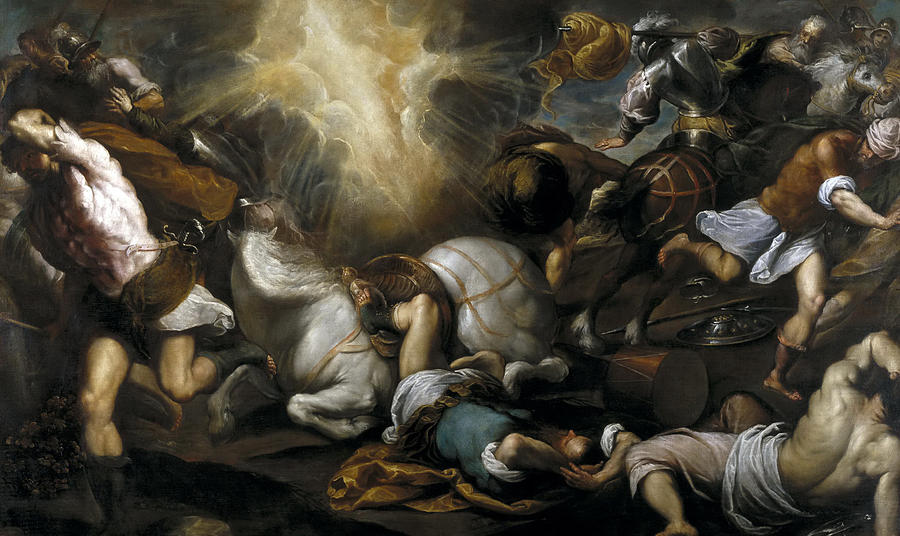 The conversion of Paul Painting by Palma il Giovane
