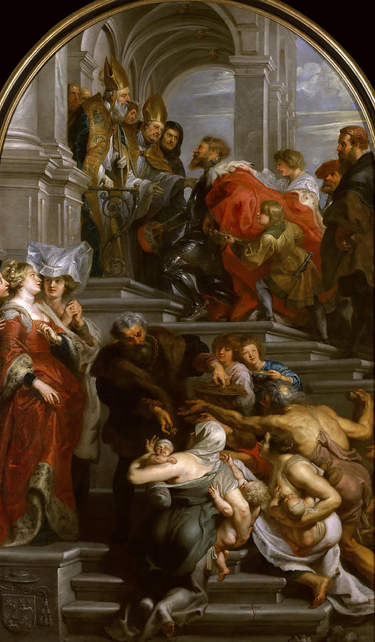 The conversion of Saint Bavo Painting by Peter Paul Rubens - Fine Art ...