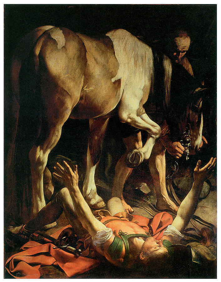 Caravaggio Painting - The Conversion of St. Paul by Caravaggio