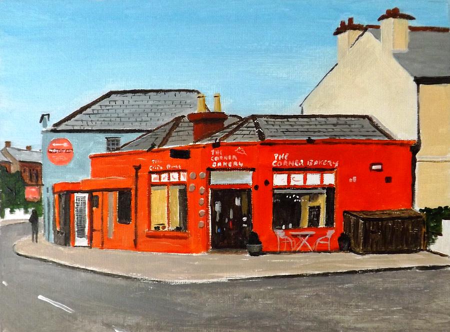 The Corner Bakery Terenure Painting by Tony Gunning - Fine Art America