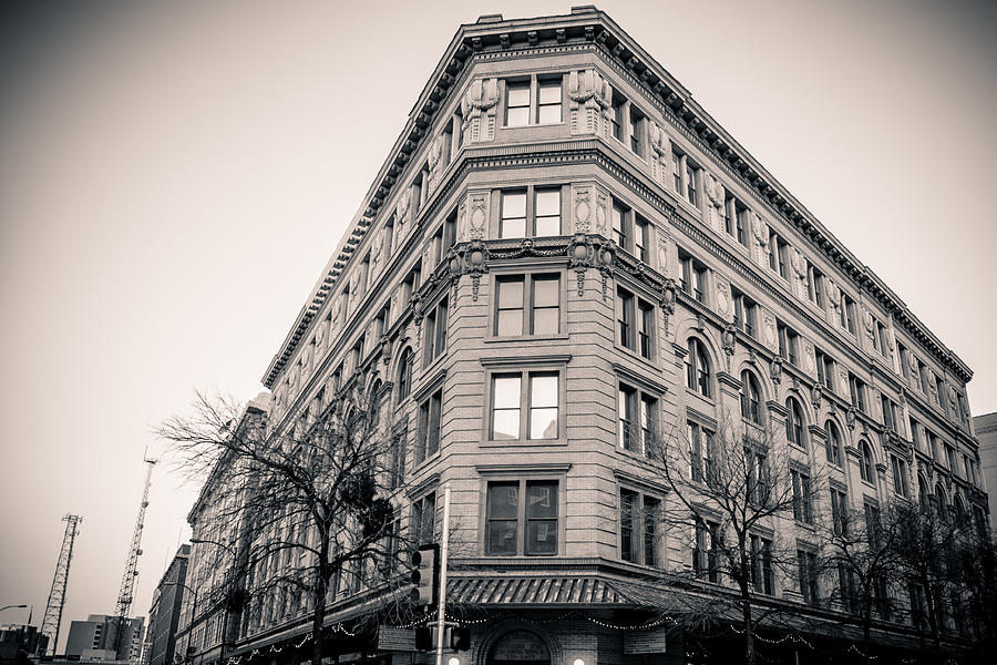 The Corner Building Downtown Photograph by Melinda Ledsome