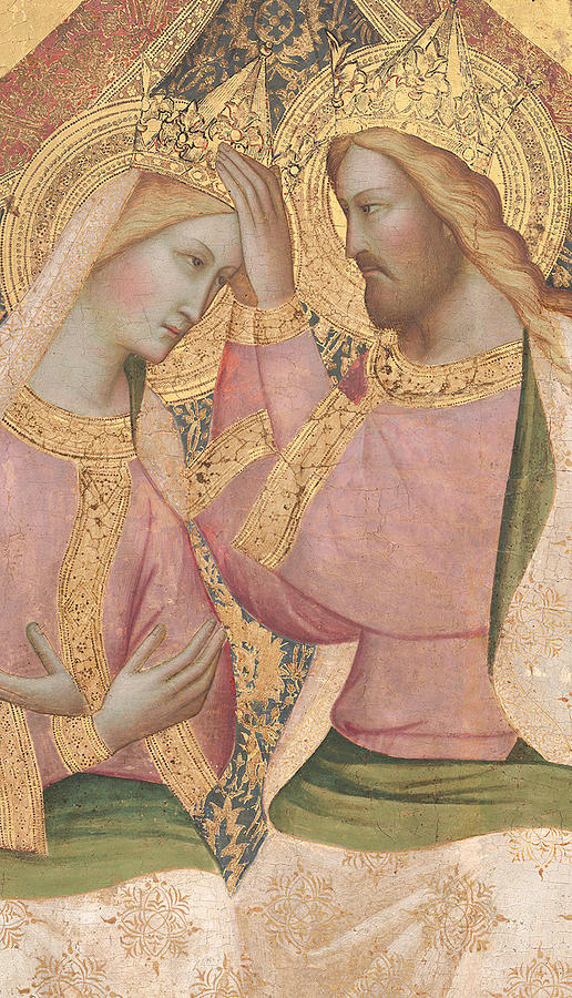 The Coronation of the Virgin Painting by Agnolo Gaddi