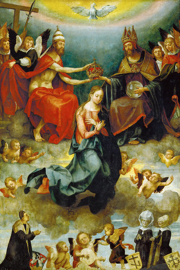 The Coronation of the Virgin Mary Painting by Hans von Kulmbach