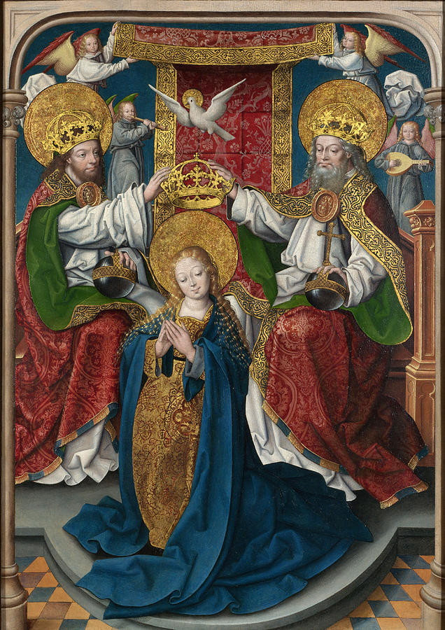 The Coronation of the Virgin Painting by Master of Cappenberg