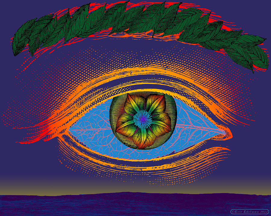 The Cosmic Eye Digital Art by Eric Edelman