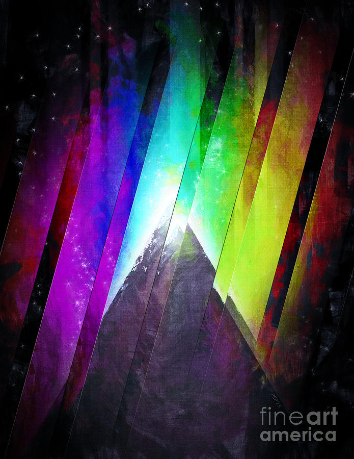 The Cosmic Pyramid Digital Art by Phil Perkins