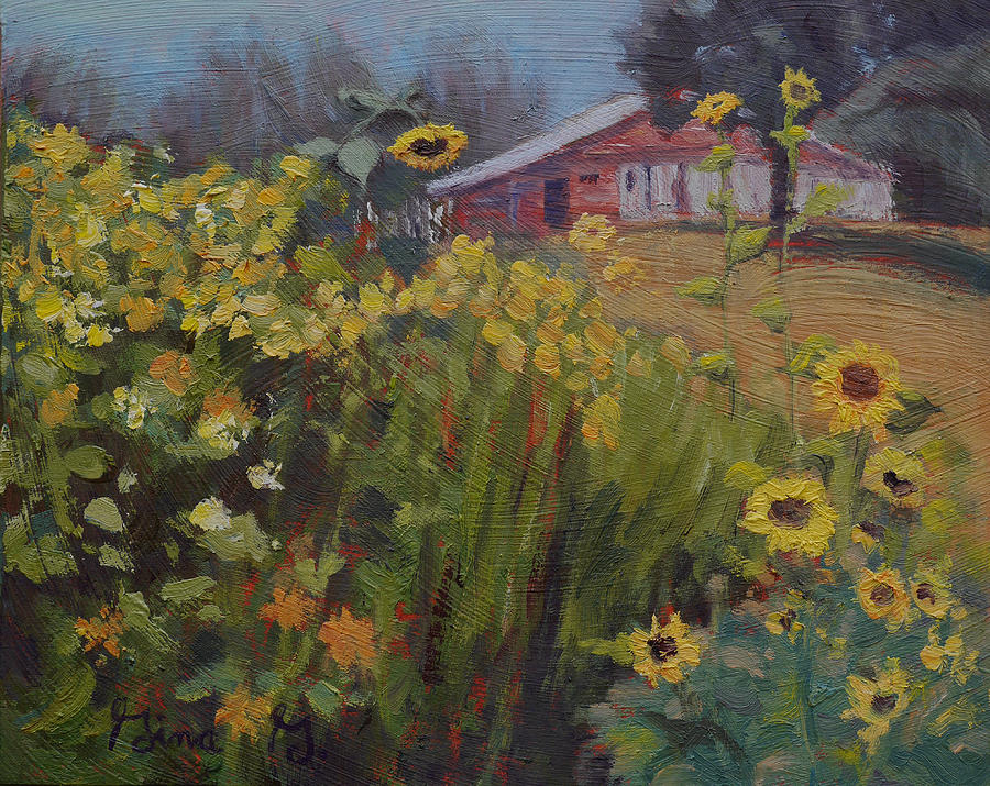 The Cottage Garden Painting by Gina Grundemann