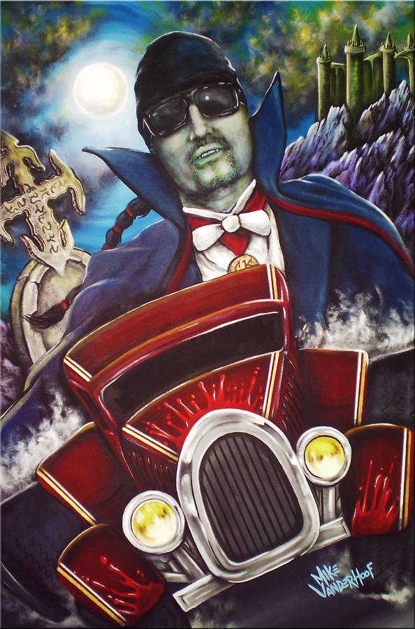 The Count Cool Rider Painting by Mike Vanderhoof - Fine Art America