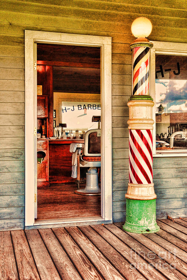 The Country Barber Photograph by Paul Ward