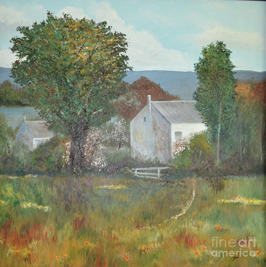 The Country House Painting by Suzette Kallen