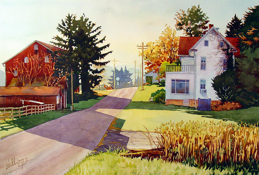 The Country Road Painting by Mick Williams