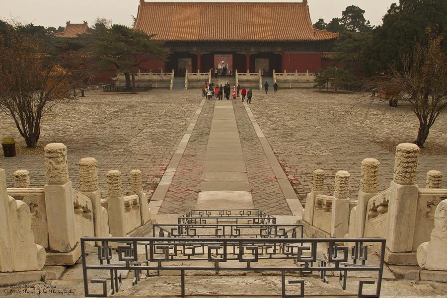 The Courtyard Of The Ming Tombs  Photograph by Hany J