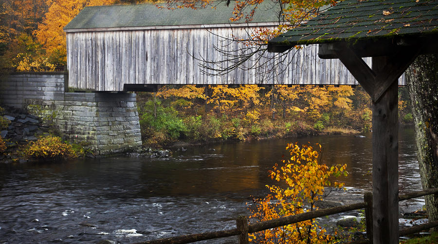 Covered Bridge Photograph - The Covered Bridge by Don Powers