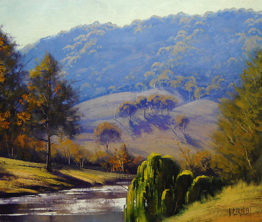 Nature Painting - The Coxs river by Graham Gercken