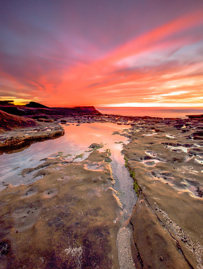 The Crack in the Rock Photograph by Robert Aycock | Fine Art America