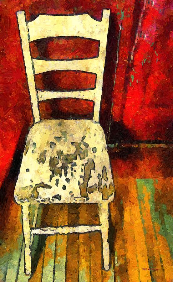 The Cream-Colored Chair Painting by RC DeWinter