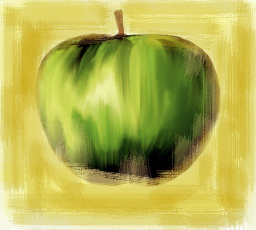 The Creative Apple #1 Painting by Iconic Images Art Gallery David Pucciarelli
