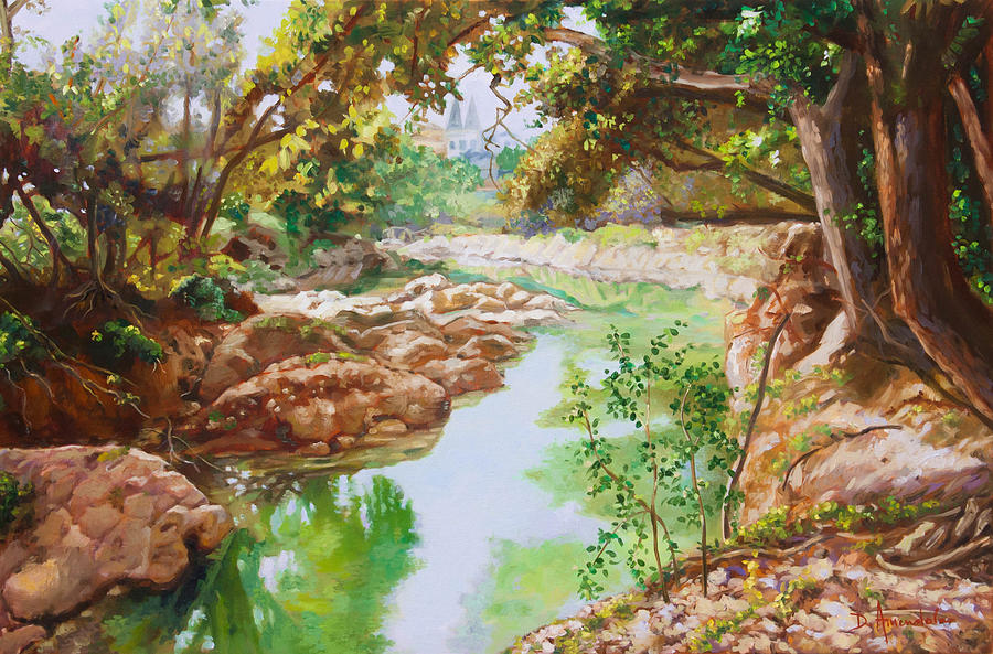 The Creek Painting by Dominique Amendola