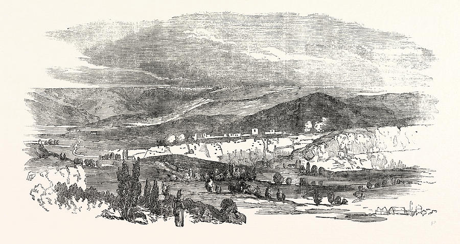 The Crimean War The Siege Of Sebastopol Valley Of Inkerman Drawing by ...