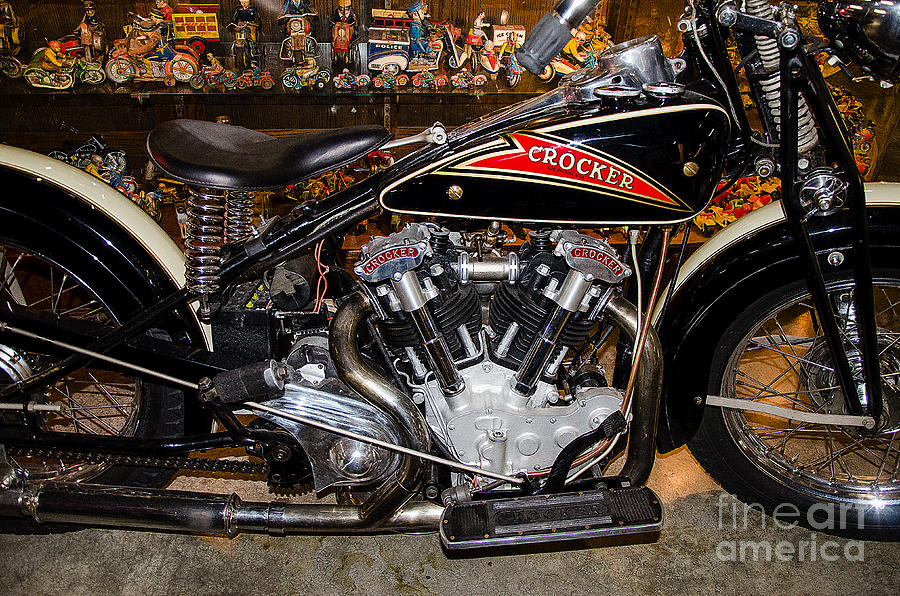 The Crocker Motorcycle Photograph by Paul Mashburn