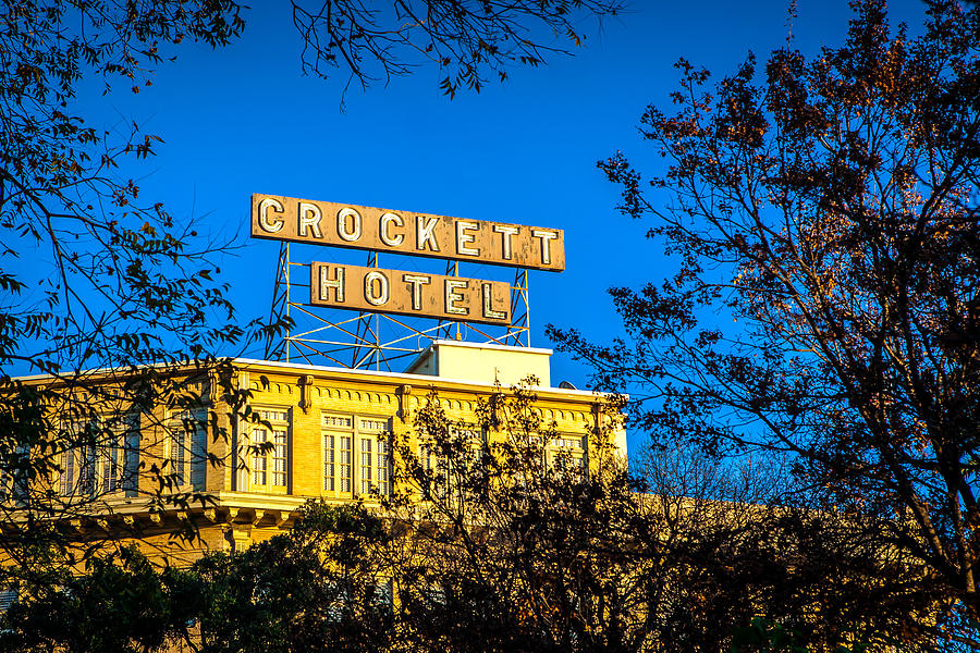 The Crockett Hotel Photograph by Melinda Ledsome