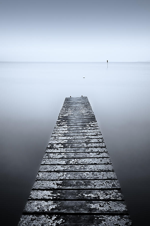 The crooked Pier Photograph by Dominique Dubied
