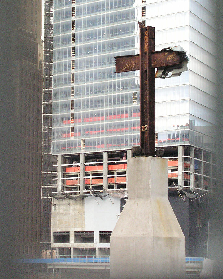 New York City Photograph - The Cross at Ground Zero by William Ames