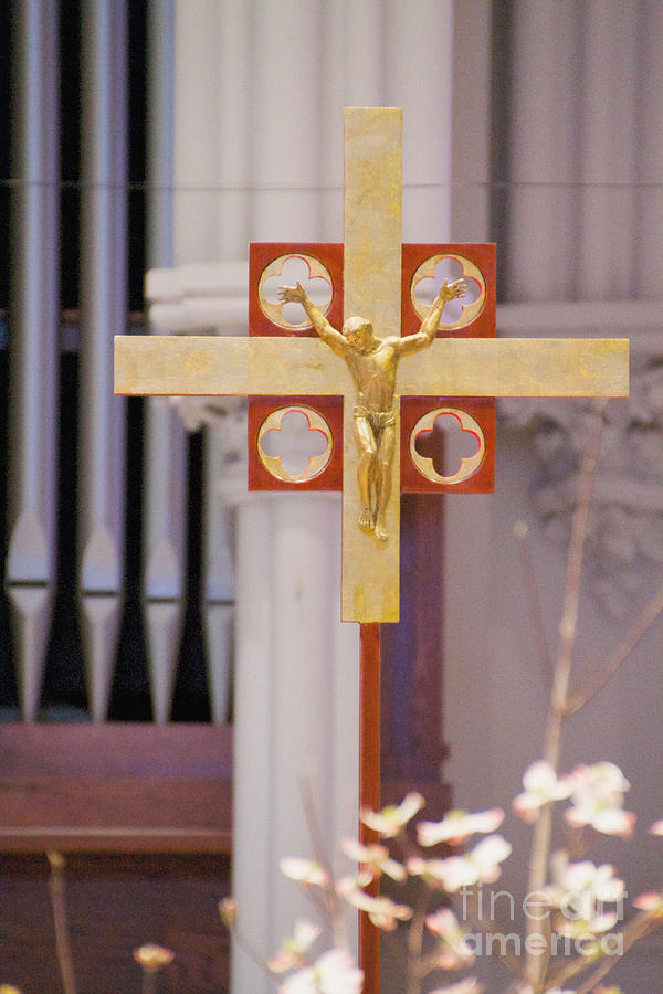 Villanova University Photograph - The Cross by William Norton