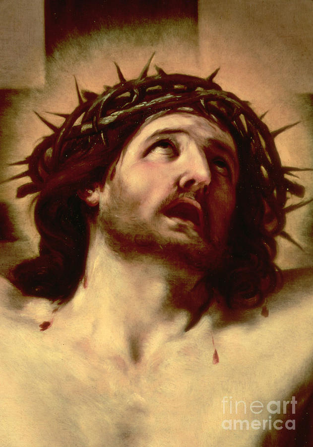 Jesus Christ Painting - The Crown of Thorns by Guido Reni