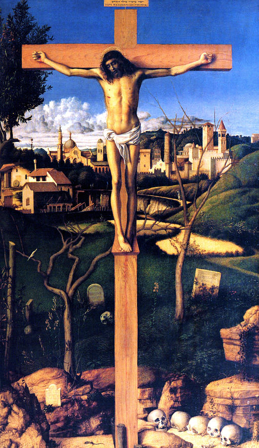 The Crucifixion 1503 Giovanni Bellini Painting by Karon Melillo DeVega