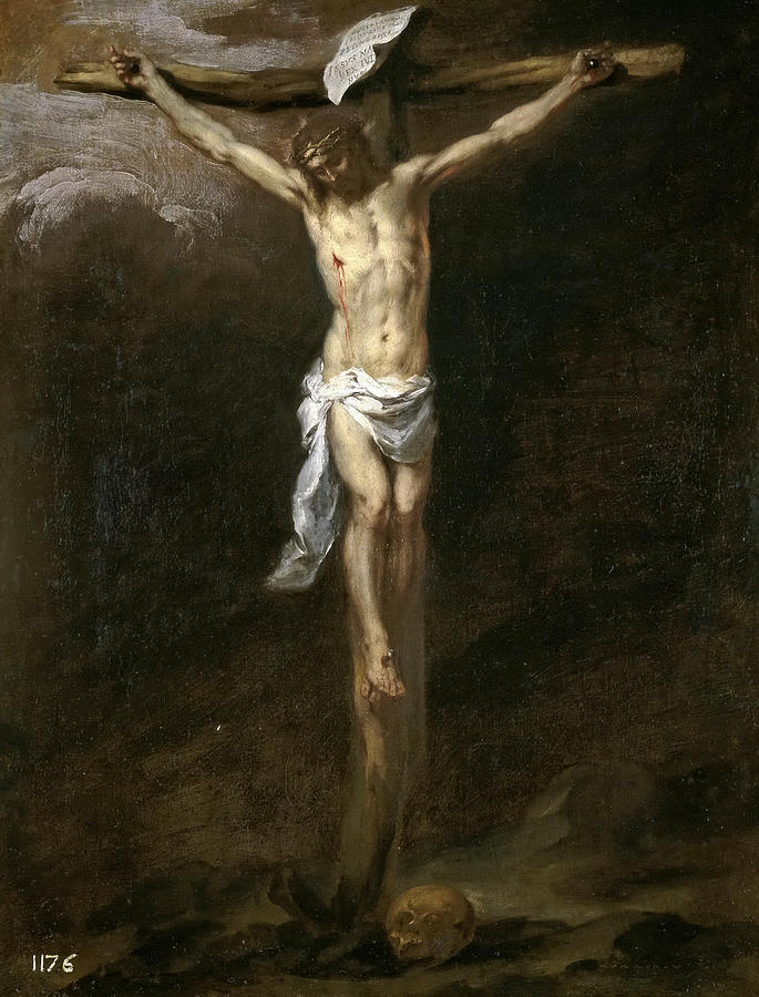 The Crucifixion Painting by Bartolome Esteban Murillo