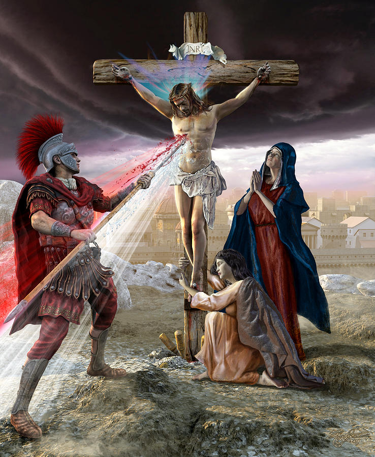 The Crucifixion Digital Art By Kurt Miller 